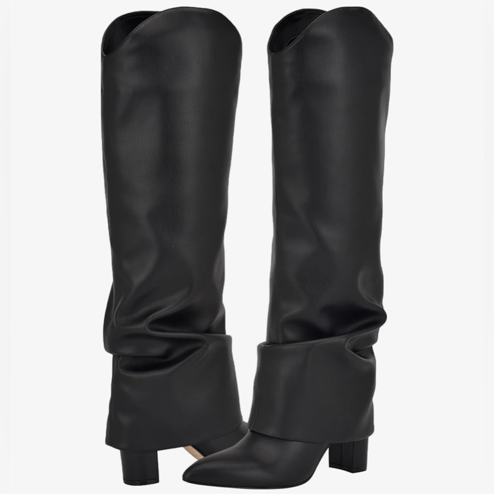 Nine West Black Heeled Boots - Picture 4 of 4